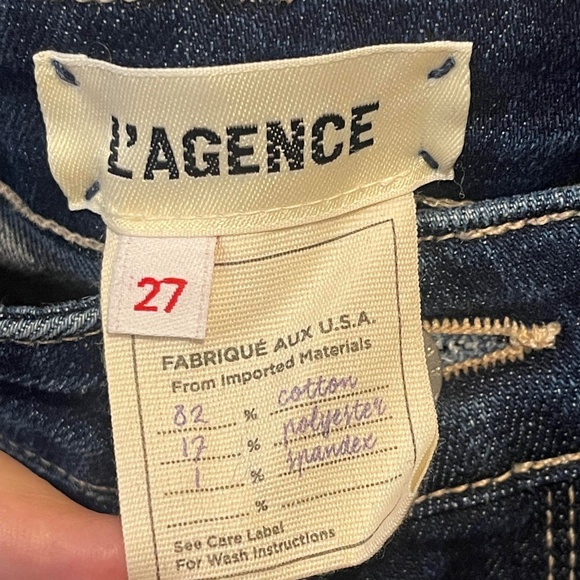 L'Agence Ruth Straight-Leg Jean in Venus Size 27 - Picture 9 of 15